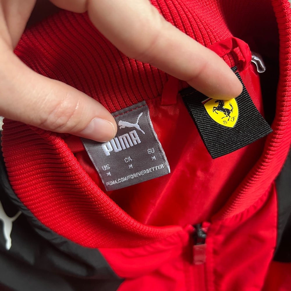 Ferrari Red Men's Racing Team Jacket - Picture 8 of 8